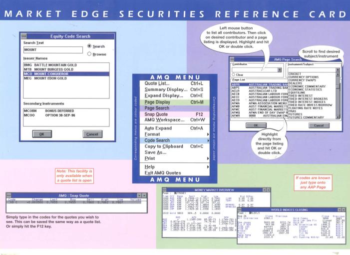 Market Edge Security reference