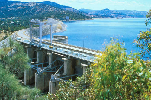 Wyangala Dam when full